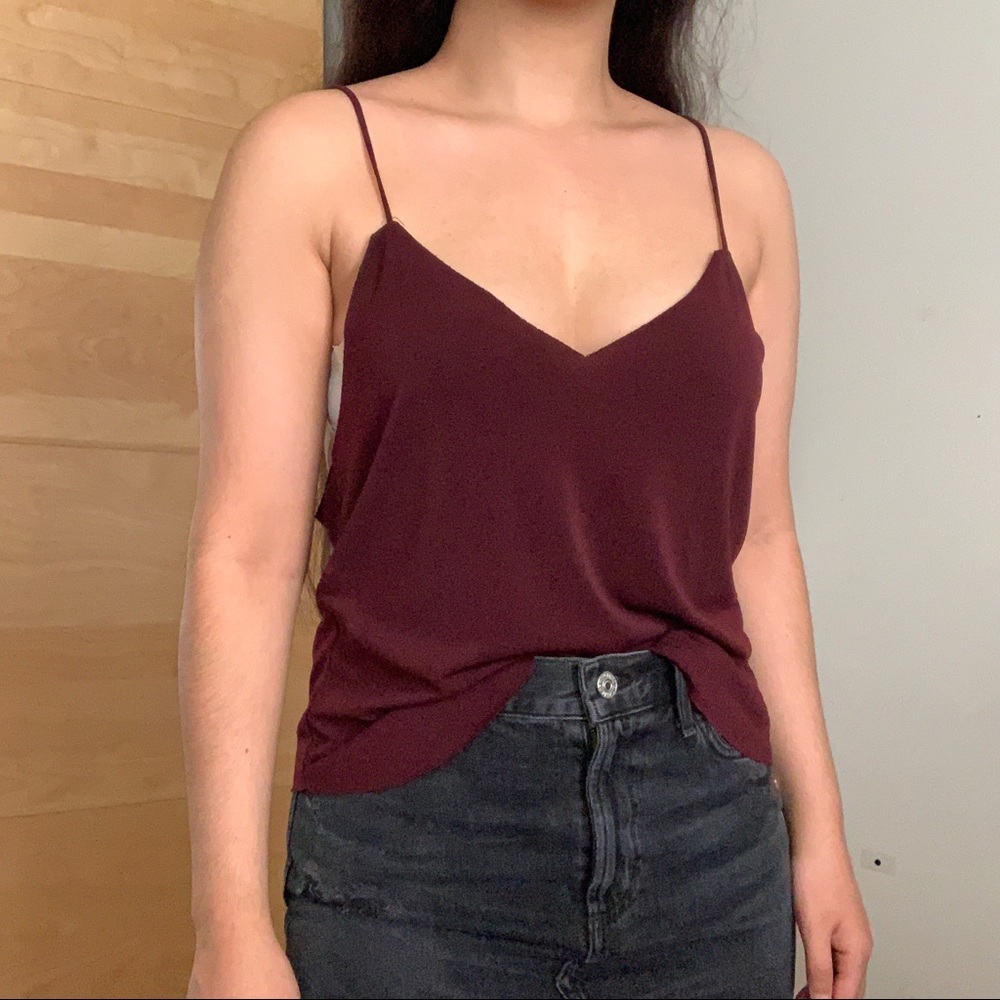 Brandy Melville Maroon Tank Top